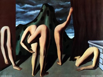 intermission 1928 Surrealism Oil Paintings
